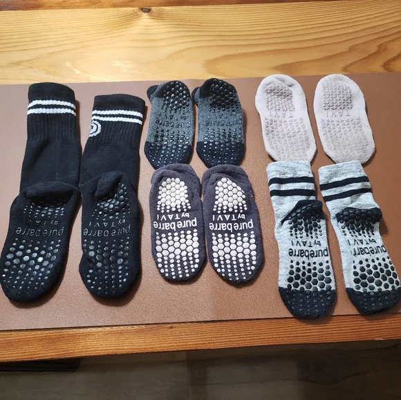Pure Barre Assorted Grip Socks - Picture 2 of 2
